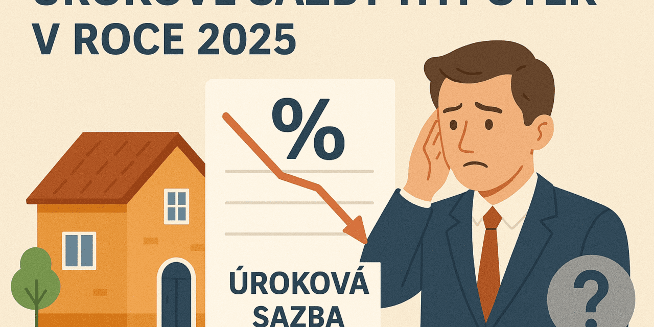 Úrokové sazby hypoték v roce 2025